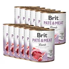 BRIT PATE & MEAT LAMB 12x800g