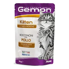 Gemon Kitten Chicken konservai kačiukams padaže 100 g