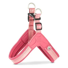 Max&Molly Q - Fit pakinktai Matrix 2.0 Rose - lengvi įlipami pakinktai šunims, su QR identifikatoriumi, pastelinis rožinis