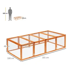 Lauko aptvaras 181 × 100 × 48 cm — 4 nuotrauka