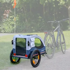 HAFENBANDE dviračio priekaba Cabby M su dviem jungtimis, Vidutiniams 11–25 kg — 4 nuotrauka