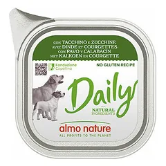 Almo Nature Daily Dog tītars ar kabaci 100g - konservi suņiem nuotrauka
