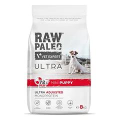 RAW PALEO Ultra Beef Mini Puppy 750g mažų veislių jautienos šuniukams