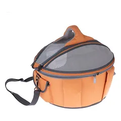 zooplus Exclusive kieto korpuso transportavimo krepšys katėms Sandy, oranžinė, L 46 x B 44 x H 35 cm — 3 nuotrauka
