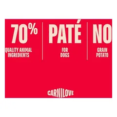 Carnilove Dog in Paté Pouches drėgnas maistas šunims 4 x 300 g, 200 - 399 g — 2 nuotrauka