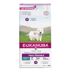 EUKANUBA - Hundefutter für ausgewachsene Hunde mit empfindlicher Haut - Eu