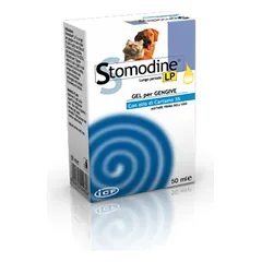 Stomodine LP antiseptinis dantenų gelis šunims ir katėms 50 ml parduotuvėje vetprekes.lt