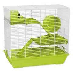 Plaček Cage Jakub White graužikų narvelis su įranga, 50,5x28x47 cm