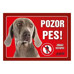 Ženklas plastikas WEIMAR HUNDER