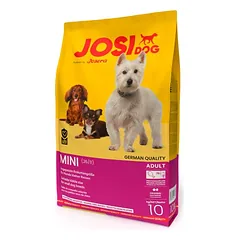 Josera Josidog Mini sausas maistas mažų veislių suaugusiems šunims su paukštiena ir antiena, 10 kg