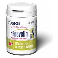 GIGI Hepavetin tab. N30 suņiem/kaķiem