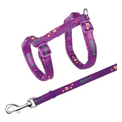 Trixie Kačių petnešos su pavadėliu, žuvies kaulai, 23-39 cm-10 mm, 1.20 m