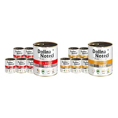 Dolina Noteci PREMIUM su jautiena ir antiena bei moliūgais 24x800g