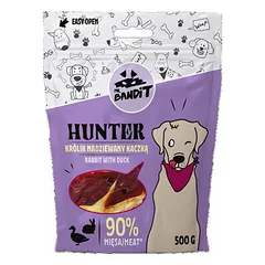 MR. BANDIT Hunter triušis kimšta antis šunims 500 g parduotuvėje 1petshop.lt