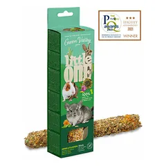 Little One "Green valley" Fully edible grain free stick for small mammals with herbs and flowers
