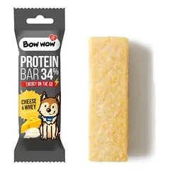 Bow Wow Protein Bar su sūriu ir išrūgomis šunims, 34% baltymų nuotrauka