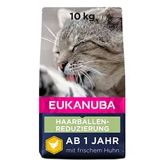 Eukanuba Hairball Control Adult, sausas maistas katėms — 3 nuotrauka