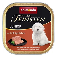 Animonda Vom Feinstein Junior su paukščių kepenėlėmis 150 g