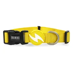 Dashi Solid antkaklis - geltonas nailoninis šuns antkaklis, Yellow / XS — 1 nuotrauka