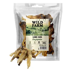 WILD FARM ėriuko ausys 300g skanėstai šunims
