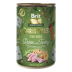 Brit Care konservuotas pašaras šunims Christmas Rabbit 400 g parduotuvėje mumbo.lt