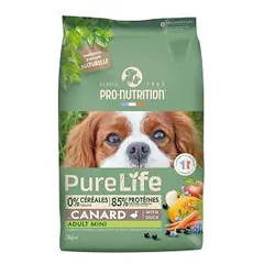 Pro Nutrition Pure Life Adult Mini Duck sausas maistas suaugusiems mažų veislių šunims, 2 kg nuotrauka