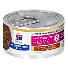 Hills Prescription Diet Gastrointestinal Biome drėgnas maistas katėms, sveikam virškinimui, 82 g