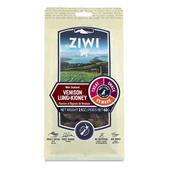 ZIWIPEAK Dog Chews Venison lung & kidney 60 g plaučiai ir inkstai iš žvierenos nuotrauka