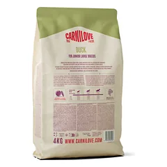 CARNILOVE True Fresh Duck Junior LB sausas pašaras jauniems didelių veislių šunims su antiena, 4 kg — 2 nuotrauka