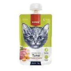 Wanpy mėsos pasta katėms su tunu, vištiena ir morkomis, 90 g