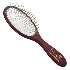 Blovi Wood Small Pin Brush - maža, ovali šepetėlis su trumpais smeigtukais