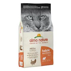 Almo Nature Holistic Maintenance sausas maistas suaugusioms katėms su kalakutiena, 12 kg