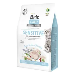 Brit Care Cat GF Sensitive su vabzdžiais ir šviežia silke, sausas maistas katėms 2 kg parduotuvėje mumbo.lt