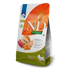 Farmina N&D Dog Grain Free Adult S Antiena, Moliūgas, Melionas begrūdis sausas maistas suaugusiems šunims, 2 kg