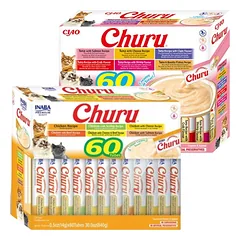 INABA Churu katėms – mišrios skonio su tunu ir vištiena 120x14g