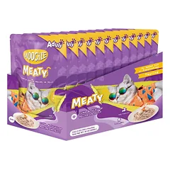 MOOCHIE Tunas ir jūros šukutės želė 12x70 g šlapias kačių maistas (Tunas ir jūros šukutės želė)