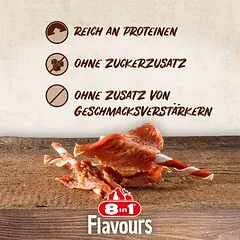 8in1 Triple Flavour Wings kramtomosios lazdelės, skanėstai šunims — 2 nuotrauka