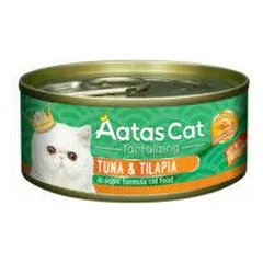 Aatas Cat Tantalizing tunas su tilapija, drėgnas maistas katėms 80 g