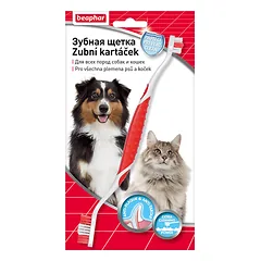 Beaphar dvipusė šepetėlis šunims ir katėms, 1 vnt.