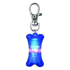 Trixie Flasher For Dogs atstarojantis pakabukas šunims, mėlynas, 2×4 cm