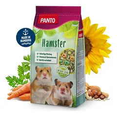 PANTO Hamsterfutter – Nagerfutter mit Getreide & Pellets für Hamster