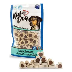 KIDDOG Dental-Mobility antienos+pieno širdelės 80g