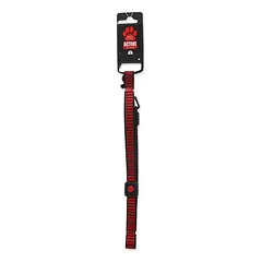 Active Dog Leash Strong S raudona nailoninė pavadė mažiems šunims su atspindinčia gija, 1,5×120 cm — 2 nuotrauka