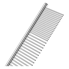 Andis Metal Comb for Dogs, Steel / 25cm — 4 nuotrauka