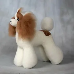 Mr. Jiang Teddy viso kūno plaukai - keičiamas kailis Teddy kirpimo manekenui, ruda