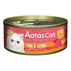 AATAS Tantalizing Tuna Surimi Konservai Katėms su tunu 80g
