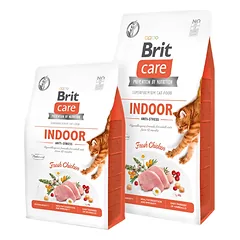 Brit Care Indoor Anti-stress sausas maistas katėms 7kg