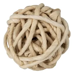 D&D Katzenspielzeug I Love Happy Cats Ball aus Maisblatt "Miles“ beige