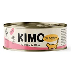 Kimo Cat Chicken & Tuna 70 g parduotuvėje mumbo.lt