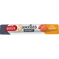 ZOLUX SWEETIES kreminis skanėstas katėms su tunu ir lašiša 14 g photo